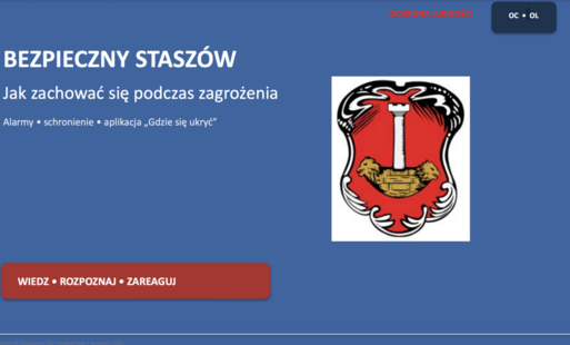 Zdjęcie do &bdquo;Bezpieczny Stasz&oacute;w&rdquo; &ndash; jak zachować się podczas zagrożenia