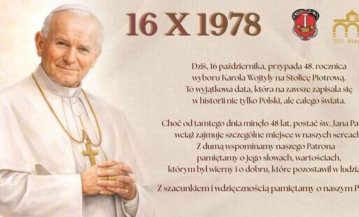 Grafika: 48. Rocznica wyboru św. Jana Pawła II na papieża