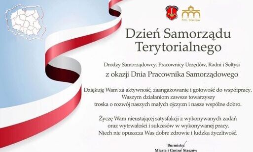 Grafika: Życzenia z okazji Dnia Samorządu Terytorialnego