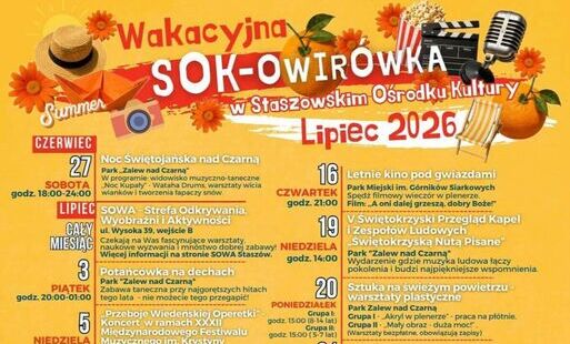 Zdjęcie do  Wakacyjna SOK-owir&oacute;wka &ndash; miesiąc pełen kultury i dobrej zabawy 