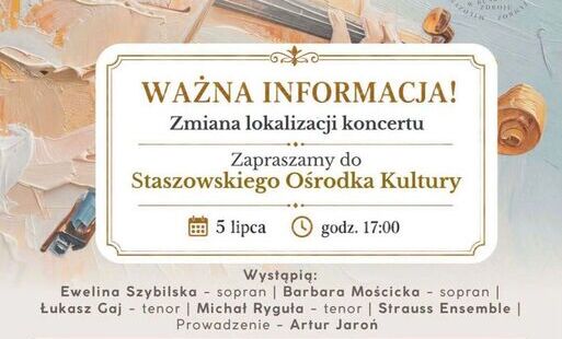 Zdjęcie do |ZMIANA LOKALIZACJI| Przeboje Wiedeńskiej Operetki zabrzmią w Staszowie