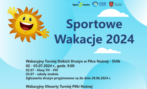 Zdjęcie do Turniejowy harmonogram Sportowych Wakacji 2024