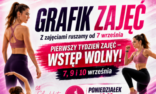 Plakat: FITNESS oraz „Zdrowy kręgosłup”