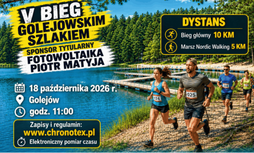 Zdjęcie do V Bieg Golejowskim Szlakiem