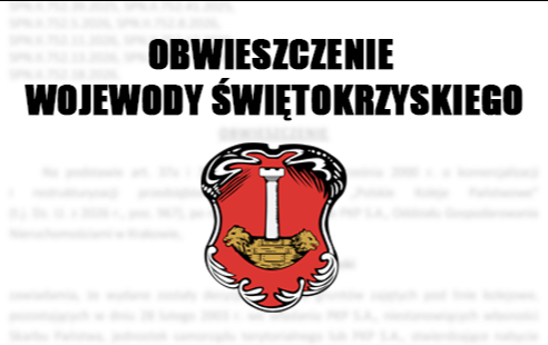 Obwieszczenie Wojewody Świętokrzyskiego z dnia 01.10.2026 r.