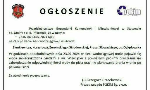 Ogłoszenie PGKiM