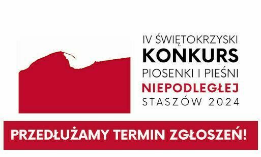 Zdjęcie do Przedłużono termin zgłoszeń na IV Świętokrzyski Konkurs Piosenki   i Pieśni Niepodległej Stasz&oacute;w 2024