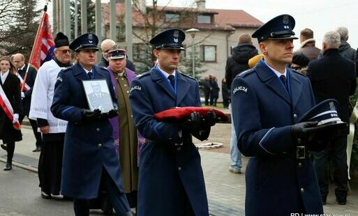 Ostatnie pożegnanie śp. insp. Ryszarda Komańskiego