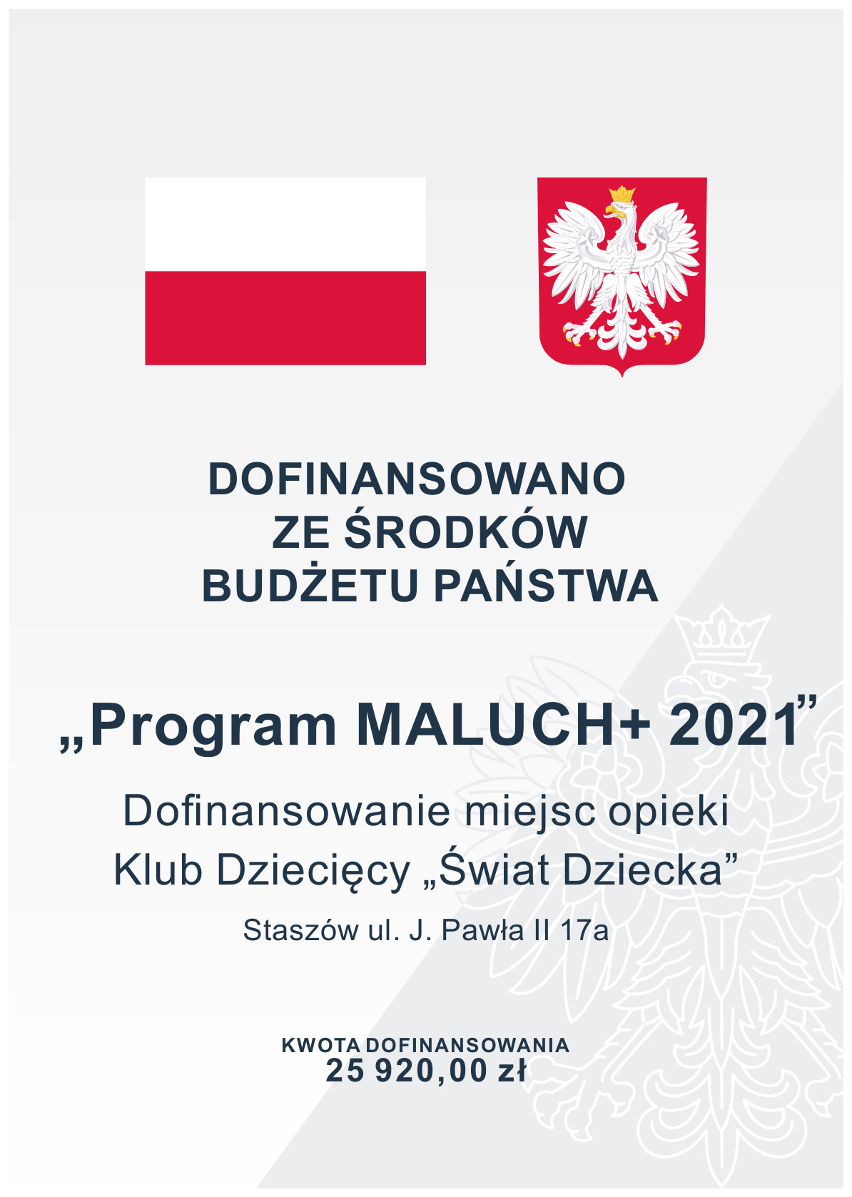 „Program MALUCH+ 2021