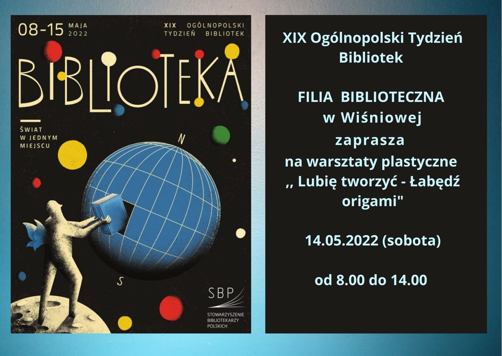 Plakat informacyjny: XIX Tydzień Bibliotek