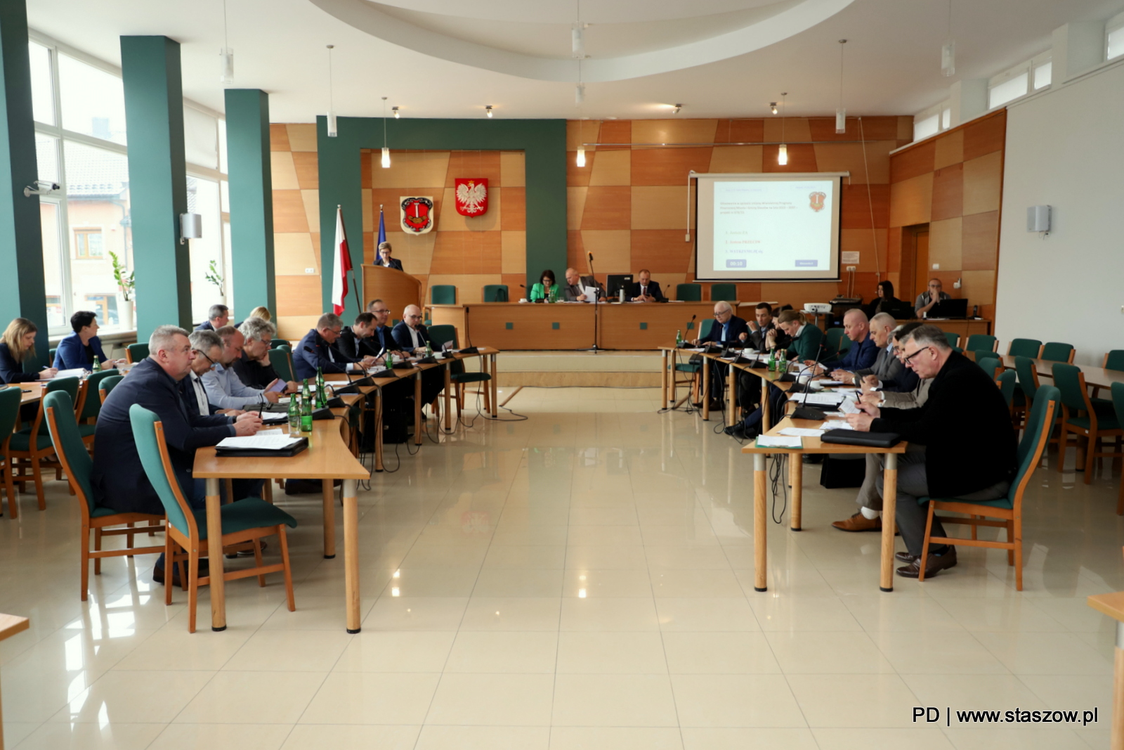 XC Sesja Rady Miejskiej w Staszowie