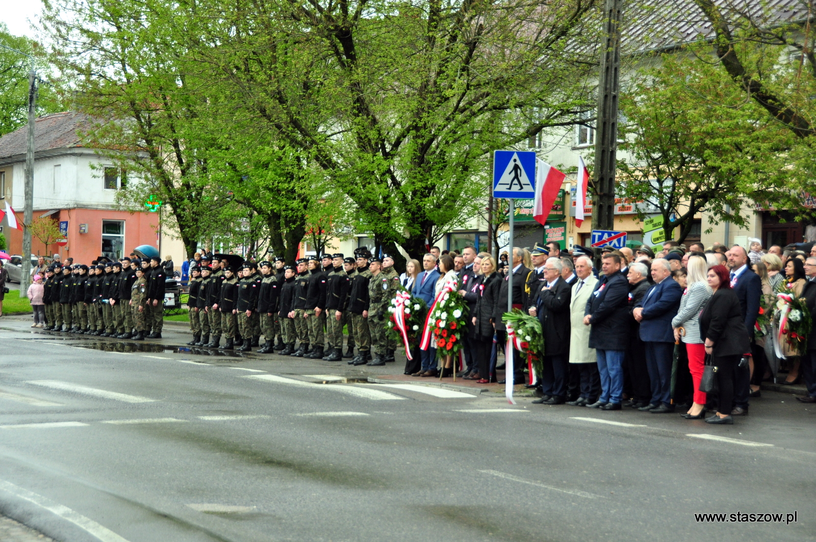 Obchody 232. rocznicy uchwalenia Konstytucji 3 Maja - obchody w Staszowie